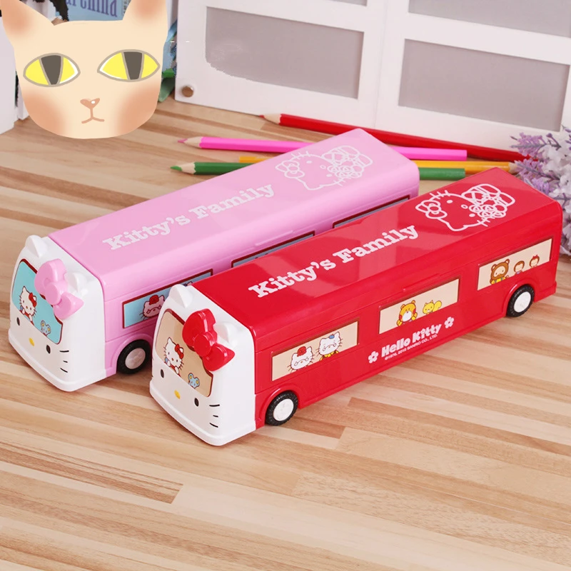 Primary and Secondary School Students Creative Fun Bus Pencil Case Children Three-layer High Quality Plastic Pencil Case
Primary and Secondary School Students Creative Fun Bus Pencil Case Children Three-layer High Quality Plastic Pencil Case