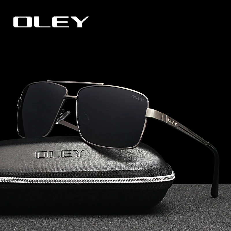 OLEY Square Men's Polarized Sunglasses Stainless steel frame Fashion women summer travel HD glasses Driving anti-glare goggles
OLEY Square Men's Polarized Sunglasses Stainless steel frame Fashion women summer travel HD glasses Driving anti-glare goggles