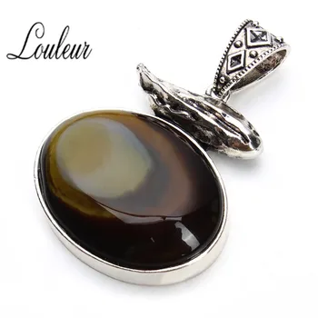 Wholesale Brown Striped Natural Stone Antique Alloy 42*61mm Pendants for Women Men Necklaces DIY Crafts Jewelry Findings
Wholesale Brown Striped Natural Stone Antique Alloy 42*61mm Pendants for Women Men Necklaces DIY Crafts Jewelry Findings