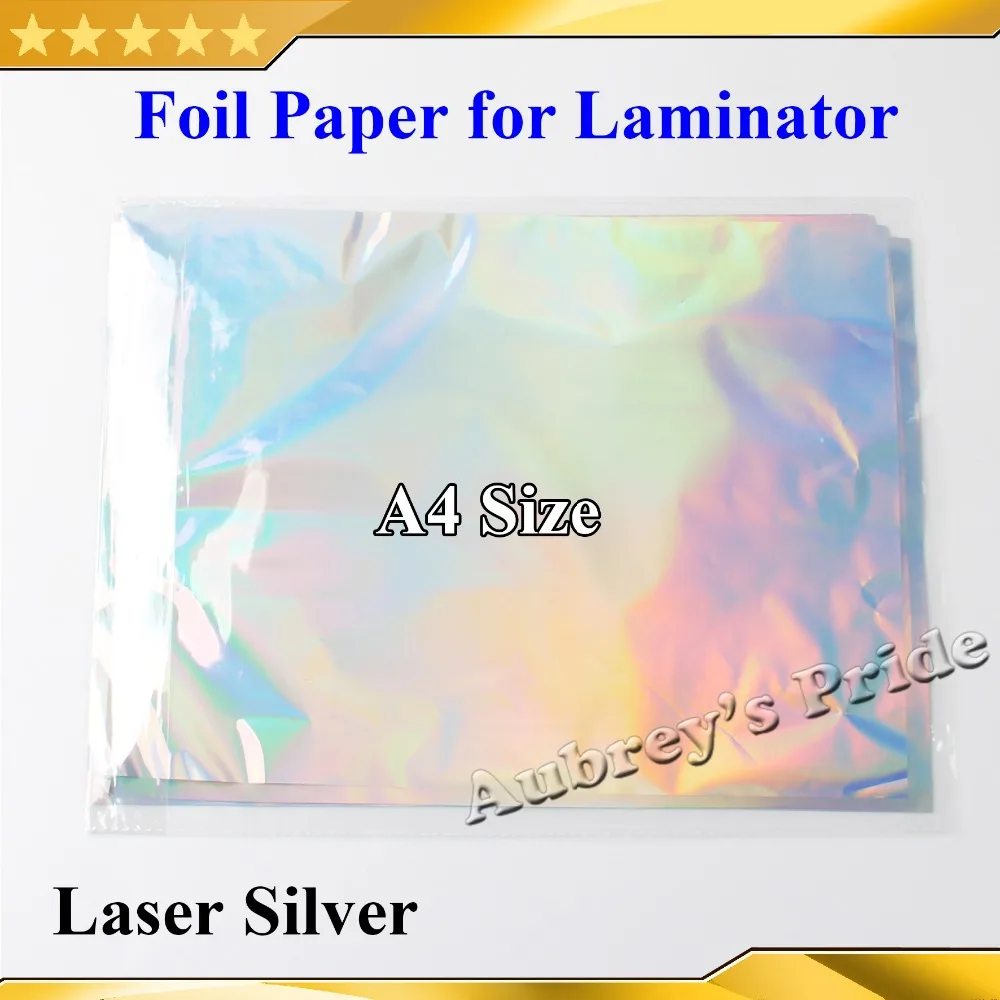 Free Shipping 50Pcs Laser Silver 20x29Cm A4 Hot Stamping Foil Paper Laminator Laminating Transfere on Elegance Cards
Free Shipping 50Pcs Laser Silver 20x29Cm A4 Hot Stamping Foil Paper Laminator Laminating Transfere on Elegance Cards