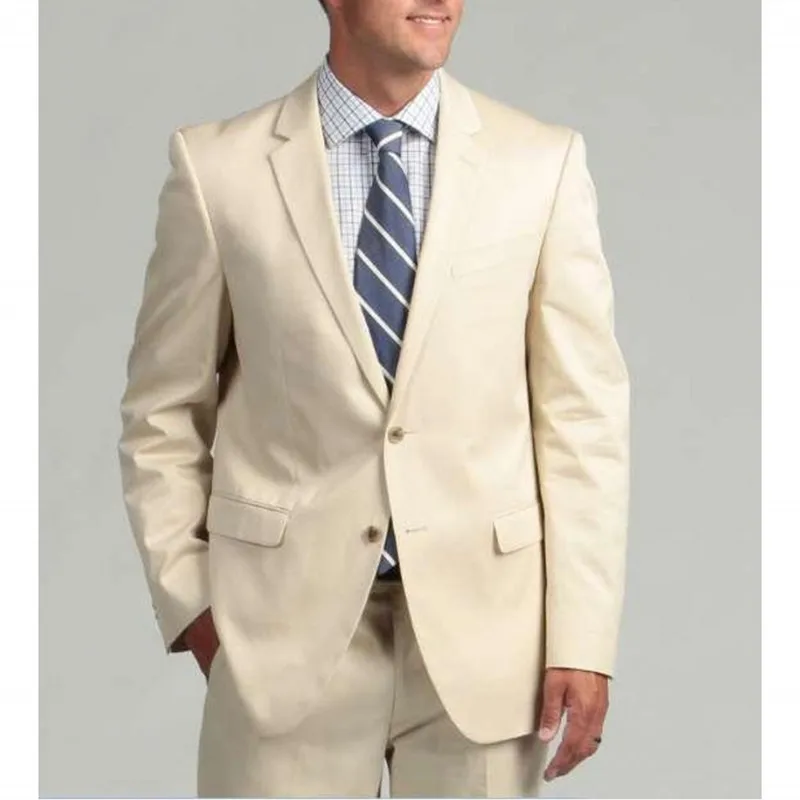Fast Shipping Ivory Custom Made Men Suit 2 piece Set Notch Lapel Two Button Groomsmen Tuxedos For Men Wedding tuxedo jacket men
Fast Shipping Ivory Custom Made Men Suit 2 piece Set Notch Lapel Two Button Groomsmen Tuxedos For Men Wedding tuxedo jacket men