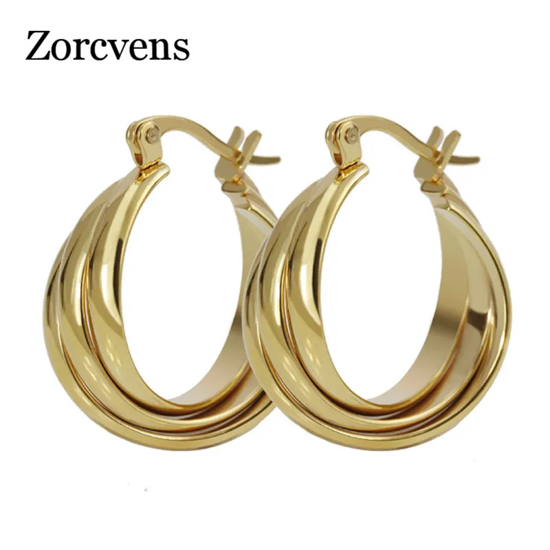 LETAPI Stainless Steel Earrings Gold-Color Beautiful Fashion Jewelry Earrings Hot Sale Three Line Ripple Earrings
LETAPI Stainless Steel Earrings Gold-Color Beautiful Fashion Jewelry Earrings Hot Sale Three Line Ripple Earrings
