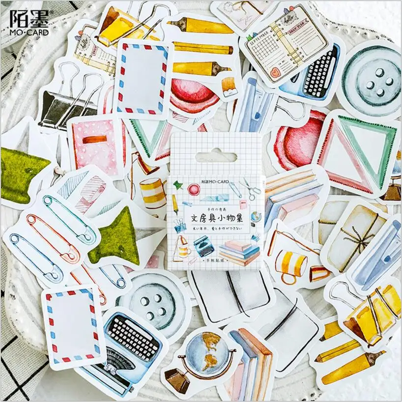 46 pcs/lot Creative student study stationery paper sticker for planner scrapbook decorative label sticker Supplies
46 pcs/lot Creative student study stationery paper sticker for planner scrapbook decorative label sticker Supplies