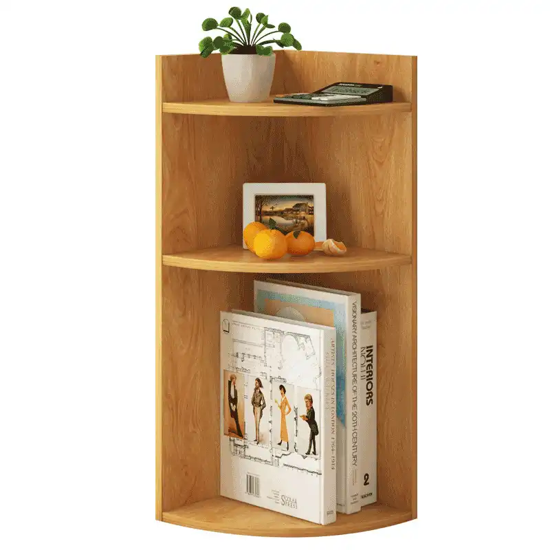 Multi Layers Wooden Bookcase Simple Table Storage Shelf