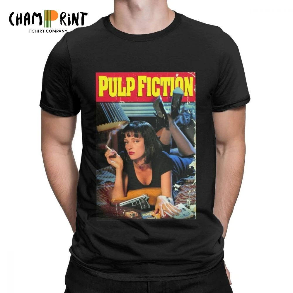 New 2019 Summer Fashion T Shirts Pulp Fiction Poster T-Shirts 1994 Quentin Tarantino Tops Graphic Streetwear 6XL Men Tee Shirt
New 2019 Summer Fashion T Shirts Pulp Fiction Poster T-Shirts 1994 Quentin Tarantino Tops Graphic Streetwear 6XL Men Tee Shirt