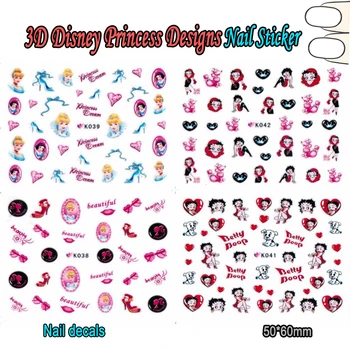 Nails 22Sheets/Lot Mixed 3D Princess Betty Boop Nail Sticker Diy Nail Art Sticker Decal Decoration K036-046
Nails 22Sheets/Lot Mixed 3D Princess Betty Boop Nail Sticker Diy Nail Art Sticker Decal Decoration K036-046