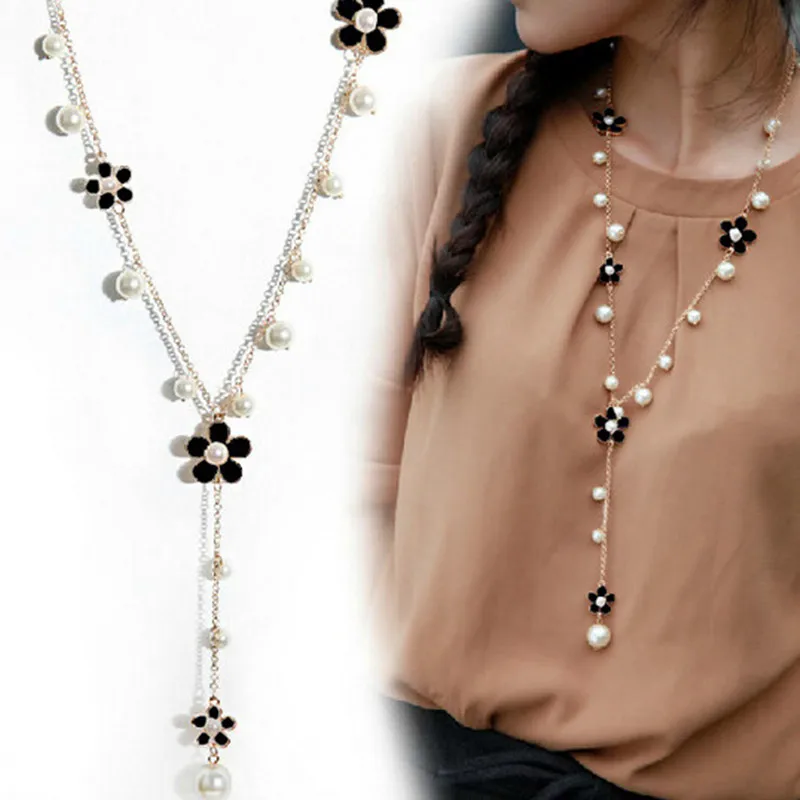 Romantic Flower Long Pearl Necklace for Women Simulated Jewelry Tassel Perlas Necklaces & Pendants Bijoux Femme Perle
Romantic Flower Long Pearl Necklace for Women Simulated Jewelry Tassel Perlas Necklaces & Pendants Bijoux Femme Perle