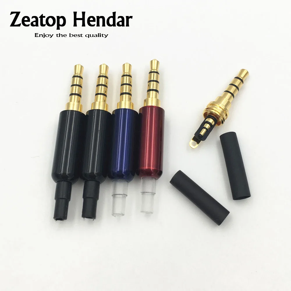 4Sets 3.5mm 4Pole Stereo Male Jack with Tail Plug+Heat Shrink Tube for DIY Headset Earphone or Used for Repair Earphone 4Track
4Sets 3.5mm 4Pole Stereo Male Jack with Tail Plug+Heat Shrink Tube for DIY Headset Earphone or Used for Repair Earphone 4Track