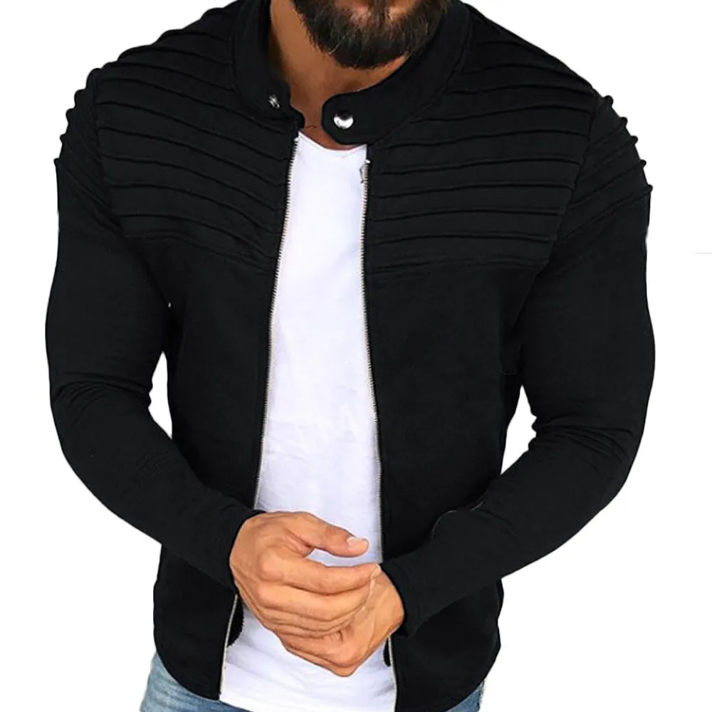 FeiTong Jacket Men Winter 2018 Autumn Streetwear Windbreaker Mens Clothing Pleats Slim Stripe Fit Raglan Zipper Long Sleeve Coat
FeiTong Jacket Men Winter 2018 Autumn Streetwear Windbreaker Mens Clothing Pleats Slim Stripe Fit Raglan Zipper Long Sleeve Coat