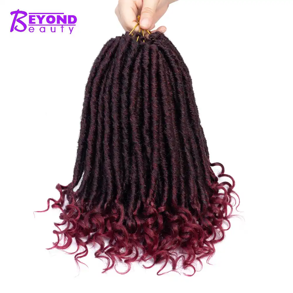 Synthetic Dreadlocks Hair Extensions 14inch Handmade Goddess Locs