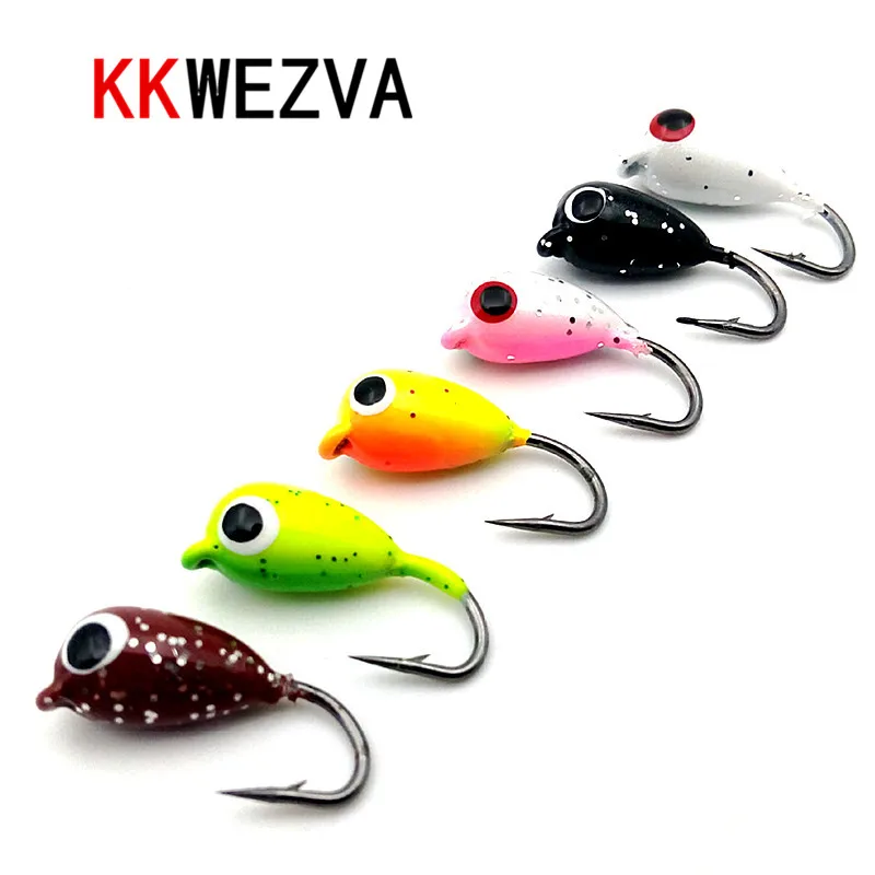 KKWEZVA 6pcs colors fishing lure jig head 2.3g/1.8cm ice fishing jig head hook hard lure bait hooks wobbler for choose tackle
KKWEZVA 6pcs colors fishing lure jig head 2.3g/1.8cm ice fishing jig head hook hard lure bait hooks wobbler for choose tackle
