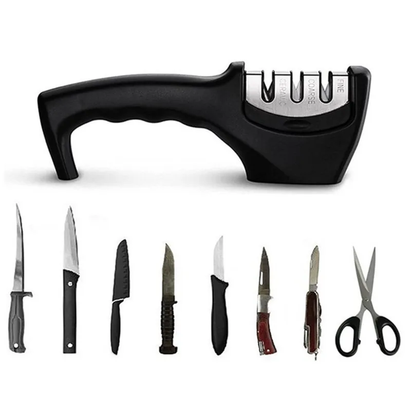 5 Seconds Quick Professional Knife Sharpener Fine Coarse Ceramic Grinding Sharpens All Sizes Kitchen Hunting Survival Knives
5 Seconds Quick Professional Knife Sharpener Fine Coarse Ceramic Grinding Sharpens All Sizes Kitchen Hunting Survival Knives