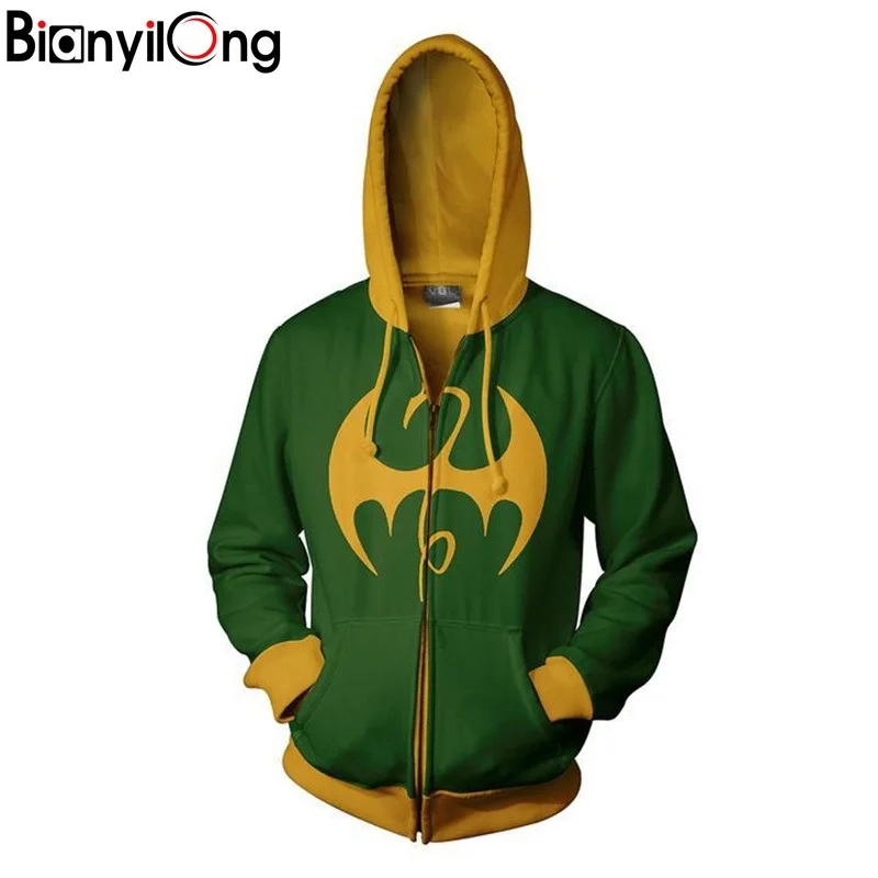 2019 Men Women Hooded Iron fist 3D Printed Hoodies Casual zipper hoodie hooded hip hop tops Iron Fist Marvel Zip Up Hoodie
2019 Men Women Hooded Iron fist 3D Printed Hoodies Casual zipper hoodie hooded hip hop tops Iron Fist Marvel Zip Up Hoodie