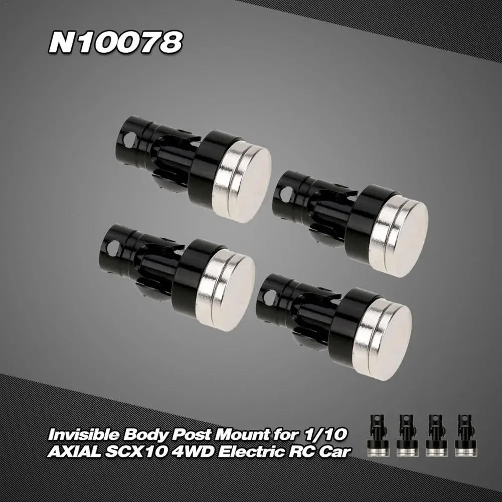 N10078 Upgraded Aluminum Alloy Magnetic Invisible Body Post Mount for 1/10 AXIAL SCX10 4WD Electric RC Car
N10078 Upgraded Aluminum Alloy Magnetic Invisible Body Post Mount for 1/10 AXIAL SCX10 4WD Electric RC Car
