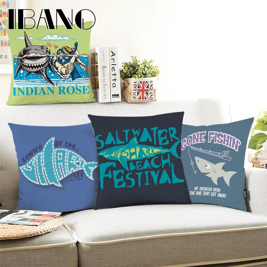 Decorative Pillows 45x45cm Shark Cushion Cover Pillow Case Polyester&Linen Car Pillow Covers Decorative Home Decor 1PCS/Lot
Decorative Pillows 45x45cm Shark Cushion Cover Pillow Case Polyester&Linen Car Pillow Covers Decorative Home Decor 1PCS/Lot