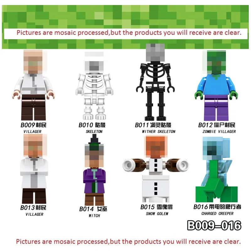Legoing Minecraft Action Figures Alex Enderman Steve Ghast Animals Horse Donkey Polar Bear Minecrafted Building Blocks Legoings
Legoing Minecraft Action Figures Alex Enderman Steve Ghast Animals Horse Donkey Polar Bear Minecrafted Building Blocks Legoings