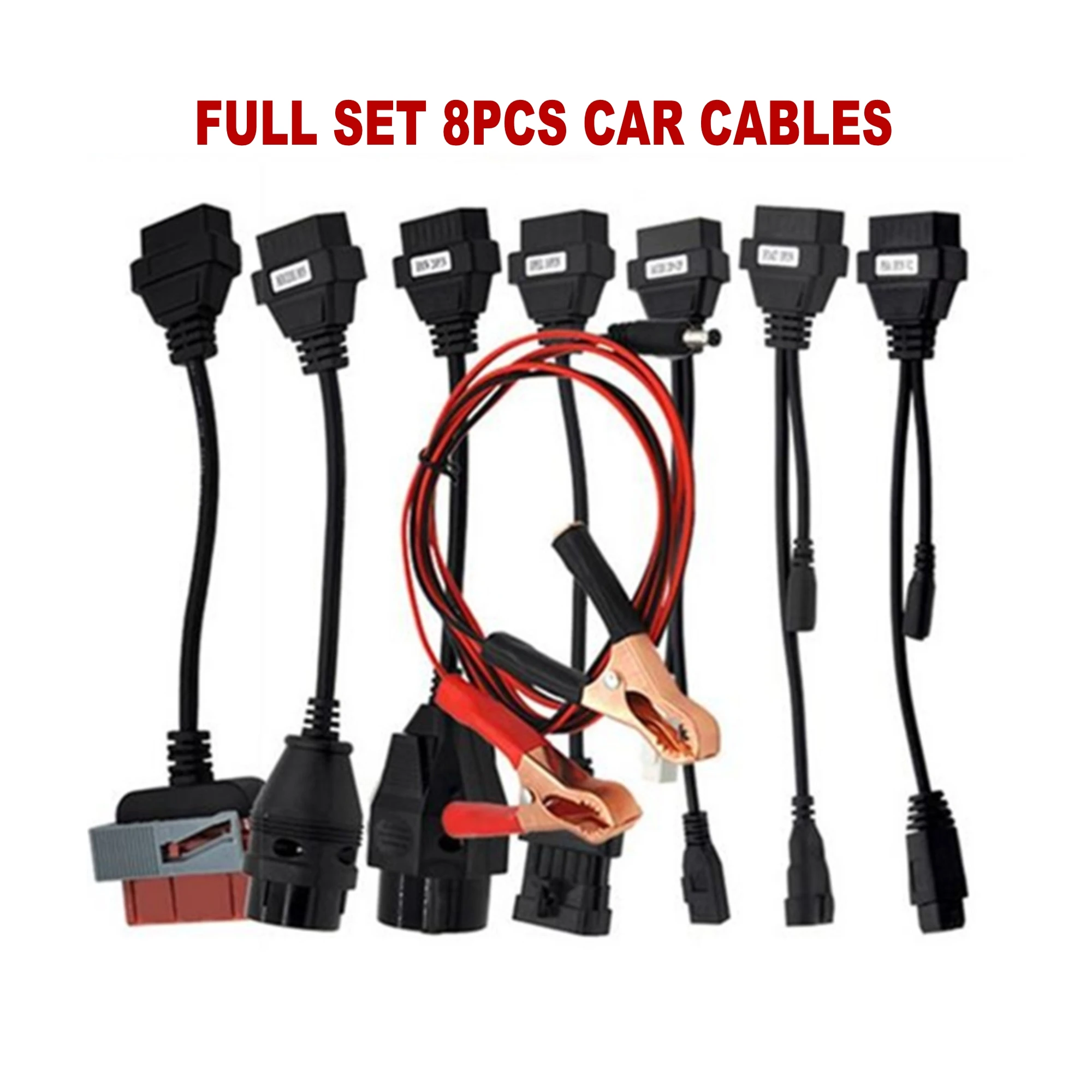 wow CDP Car Cables Full Set 8pcs Auto Car Diagnostic Connector Adapter For VD DS150E CDP TCS PLUS Pro 8 Car Cable OBD2 Cables
wow CDP Car Cables Full Set 8pcs Auto Car Diagnostic Connector Adapter For VD DS150E CDP TCS PLUS Pro 8 Car Cable OBD2 Cables