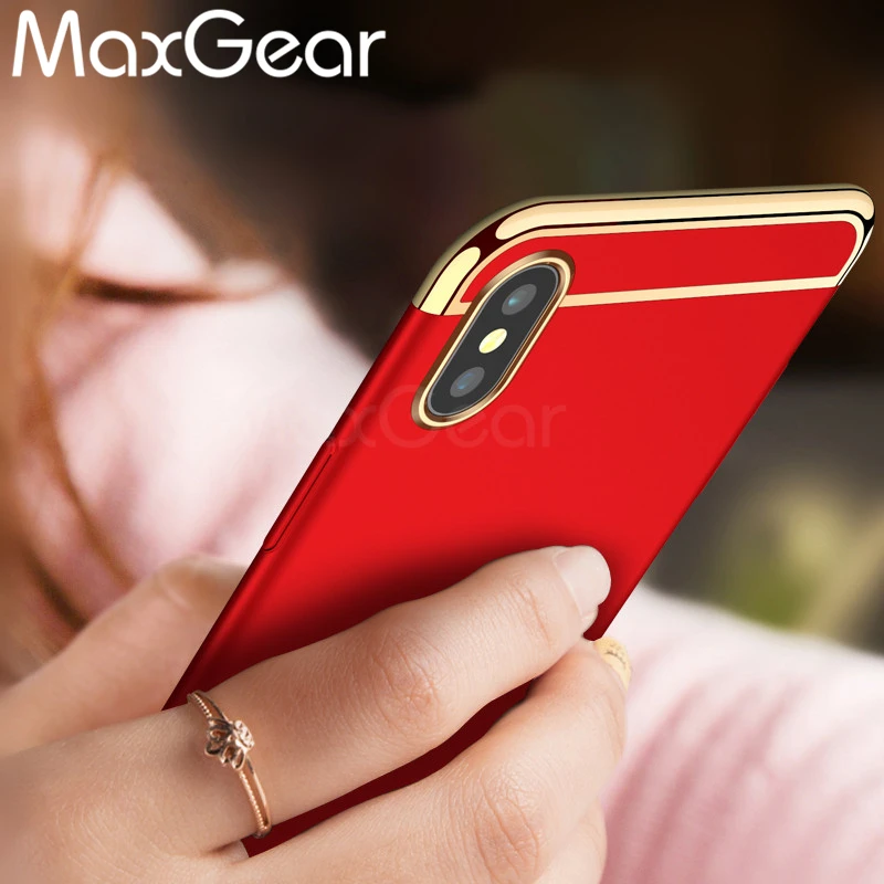 MaxGear Luxury Ultra Thin Shockproof Cover Cases for iPhone X 10 case PC Plastic Phone Cover for iPhone x Case Protective Shell
MaxGear Luxury Ultra Thin Shockproof Cover Cases for iPhone X 10 case PC Plastic Phone Cover for iPhone x Case Protective Shell