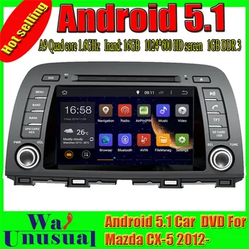 WANUSUAL 8'' Android 5.1 Car DVD Player for Mazda CX-5 2012- for MAZDA 6 Third generation GJ 2012- with 1024*600 Quad Core 16G
WANUSUAL 8'' Android 5.1 Car DVD Player for Mazda CX-5 2012- for MAZDA 6 Third generation GJ 2012- with 1024*600 Quad Core 16G