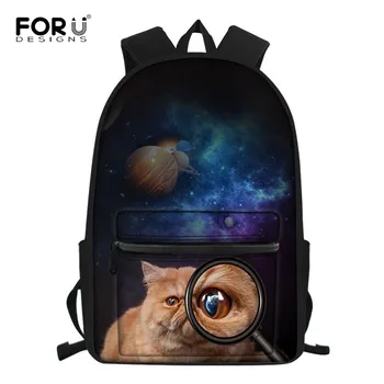FORUDESIGNS Kawaii Cat Galaxy School Bag for Girls Orthopedic Backpack Children Student Bagpack Book Bag Satchel Mochila Escolar
FORUDESIGNS Kawaii Cat Galaxy School Bag for Girls Orthopedic Backpack Children Student Bagpack Book Bag Satchel Mochila Escolar