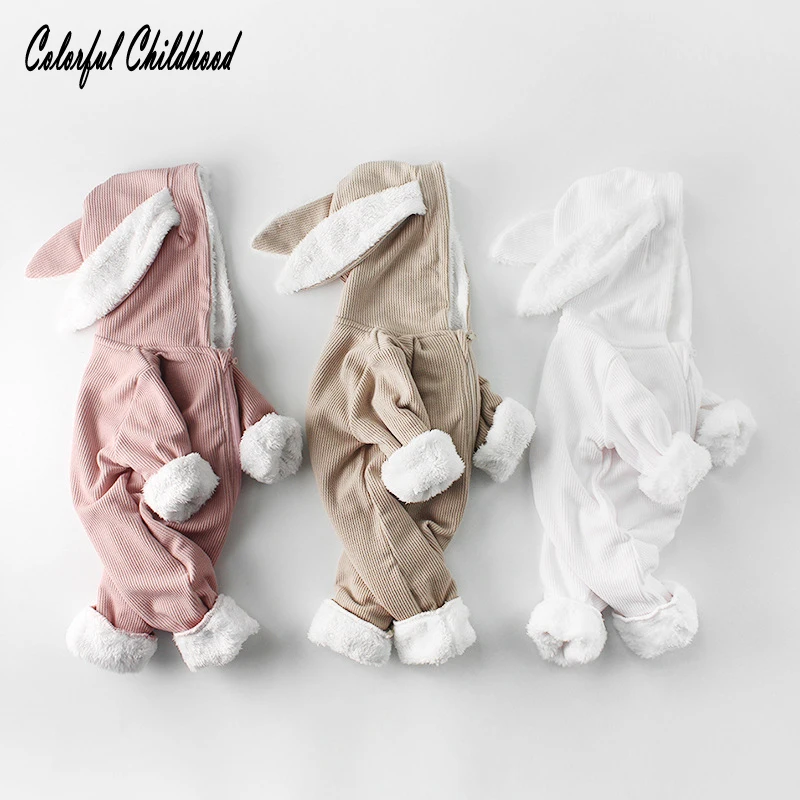Unisex Newborn Baby Rompers Cute Cartoon Rabbit Ears Winter Thick Ropa Bebe Outfits Playsuit Jumpsuit Baby Girl Clothes for 0-2t
Unisex Newborn Baby Rompers Cute Cartoon Rabbit Ears Winter Thick Ropa Bebe Outfits Playsuit Jumpsuit Baby Girl Clothes for 0-2t