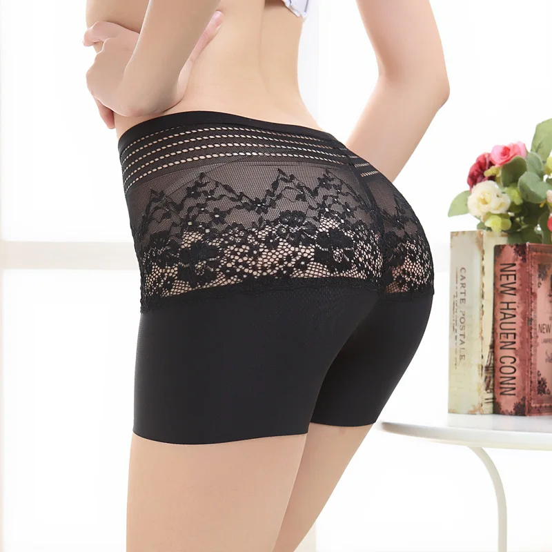Safety pants anti-emptied safety pants comfortable seamless modal lace bottoming cotton crotch boxer for women 2053
Safety pants anti-emptied safety pants comfortable seamless modal lace bottoming cotton crotch boxer for women 2053