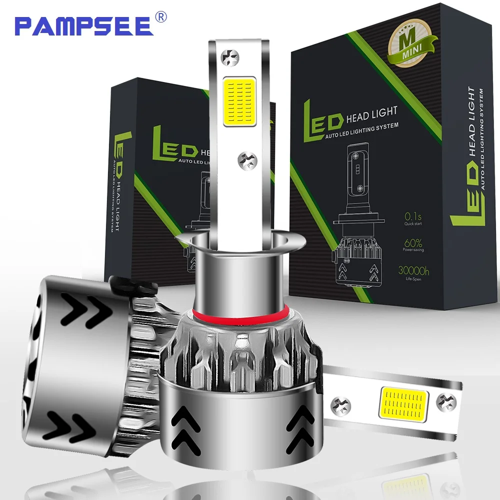 PAMPSEE 2 Pcs Car Headlight H1 LED H4 H7 H3 H8 H11 H13 9005 9006 9007 HB3 80W 8000LM Auto Headlamp 6000K Light Bulb #mini6
PAMPSEE 2 Pcs Car Headlight H1 LED H4 H7 H3 H8 H11 H13 9005 9006 9007 HB3 80W 8000LM Auto Headlamp 6000K Light Bulb #mini6
