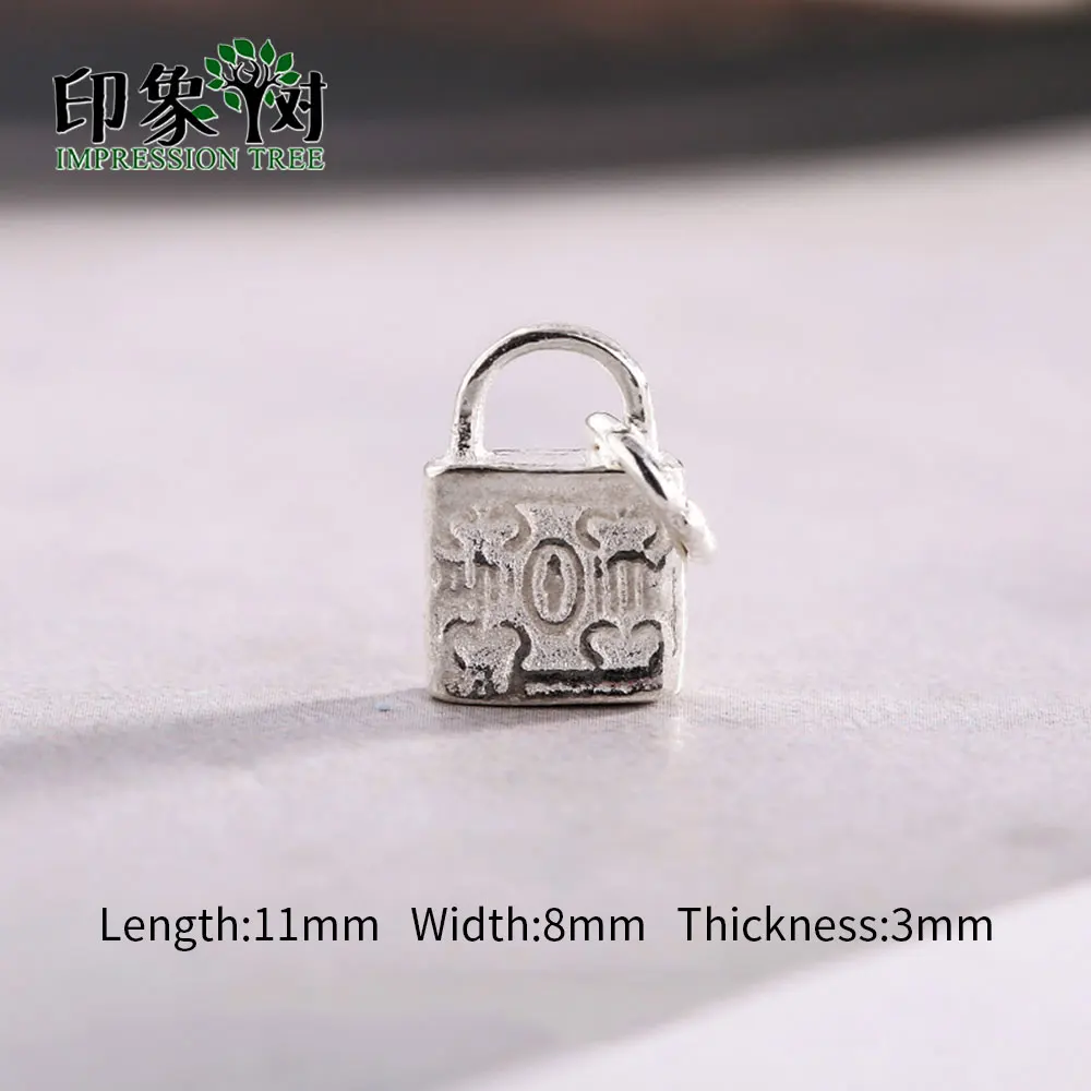 2Pc 11x8mm 925 Sterling Silver Lock Pattern Cute Small Lock With Ring Charms Pendant For Necklace DIY Jewelry Makings 92513
2Pc 11x8mm 925 Sterling Silver Lock Pattern Cute Small Lock With Ring Charms Pendant For Necklace DIY Jewelry Makings 92513
