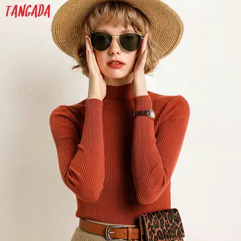 Tangada fashion women solid sweater half turtleneck big stretch long sleeve slim white black red soft sweater ladies pull AQJ08
Tangada fashion women solid sweater half turtleneck big stretch long sleeve slim white black red soft sweater ladies pull AQJ08