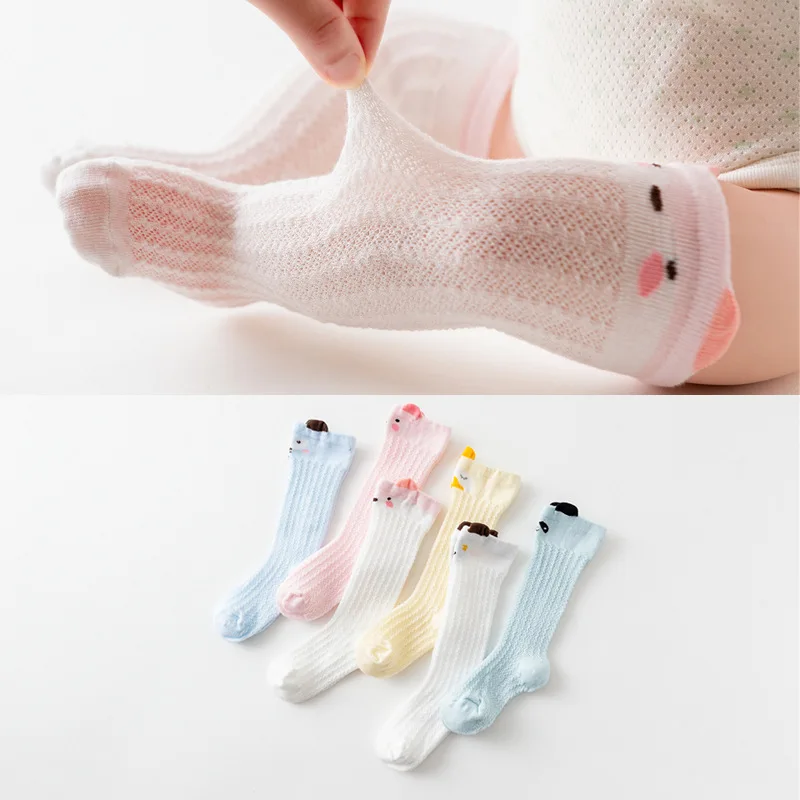 Cartoon Ear Thin Mesh Anti-Mosquito Socks Baby Newborn Soft Net Breathable Knee High Socks Cotton Cute Socks for Summer Autumn
Cartoon Ear Thin Mesh Anti-Mosquito Socks Baby Newborn Soft Net Breathable Knee High Socks Cotton Cute Socks for Summer Autumn