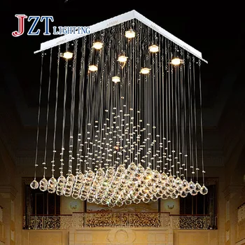 Best Price L80xW80xH100cm Modern K9 Square Crystal Chandelier Restaurant Lamp Hanging Wire Pyramid Crystal Lamp Project Lights
Best Price L80xW80xH100cm Modern K9 Square Crystal Chandelier Restaurant Lamp Hanging Wire Pyramid Crystal Lamp Project Lights