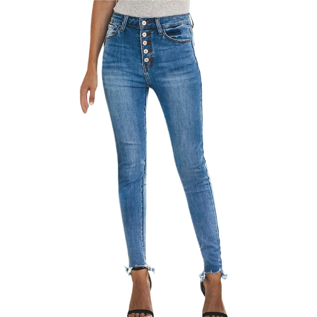 High Waisted Women Ripped Distressed Button Denim Skinny Jean Bandage Elastic Ladies Pants Jean Taille Haute Femme Jens Mujer 20
High Waisted Women Ripped Distressed Button Denim Skinny Jean Bandage Elastic Ladies Pants Jean Taille Haute Femme Jens Mujer 20