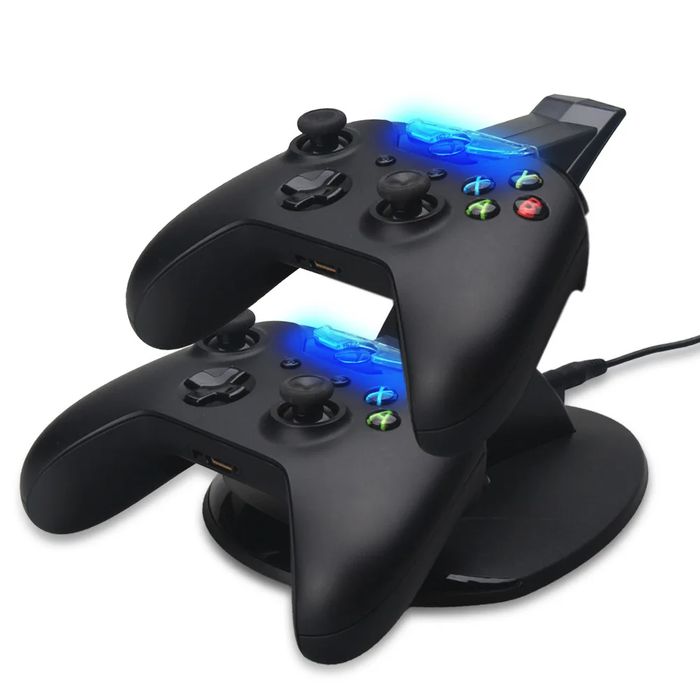High Quality USB LED Fast Charging Adapter Stand Dock Station For Dual Xbox One Game Controller Charger
High Quality USB LED Fast Charging Adapter Stand Dock Station For Dual Xbox One Game Controller Charger