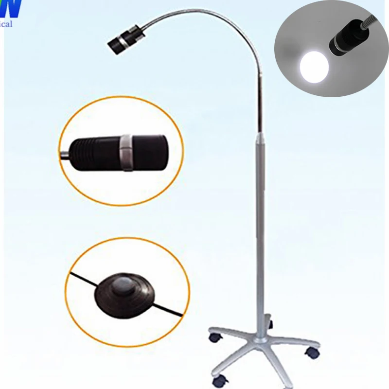 Free shipping Portable Surgery JD1100L Mobile Stand Type LED Exam Light 7W with Foot Switch By Movable with wheels
Free shipping Portable Surgery JD1100L Mobile Stand Type LED Exam Light 7W with Foot Switch By Movable with wheels
