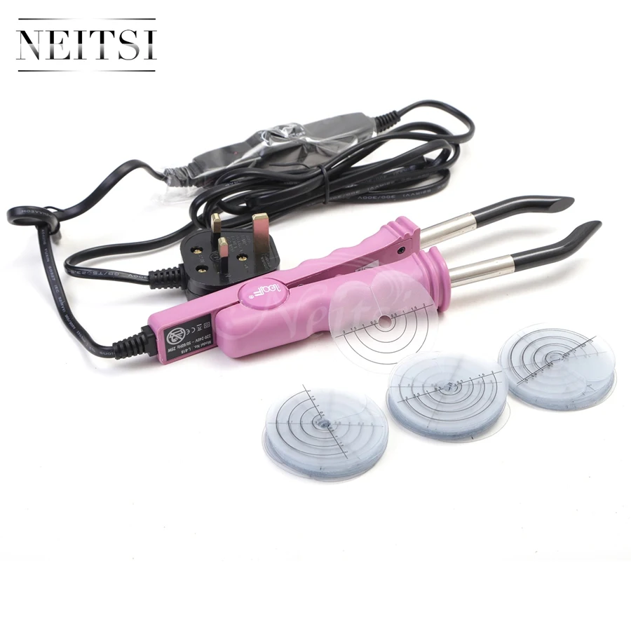 Neitsi 50pcs Heat Protector+Professional Consistent Temperature Adjustment Hair Extension Fusion Iron UK Standard Plug Connector
Neitsi 50pcs Heat Protector+Professional Consistent Temperature Adjustment Hair Extension Fusion Iron UK Standard Plug Connector