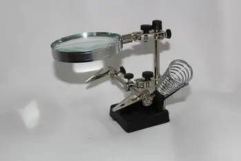Multifunctional Bracket Desktop Magnifying Glass with Electric Iron Stand Magnifier Desktop Welding Station Experiment Equipment
Multifunctional Bracket Desktop Magnifying Glass with Electric Iron Stand Magnifier Desktop Welding Station Experiment Equipment