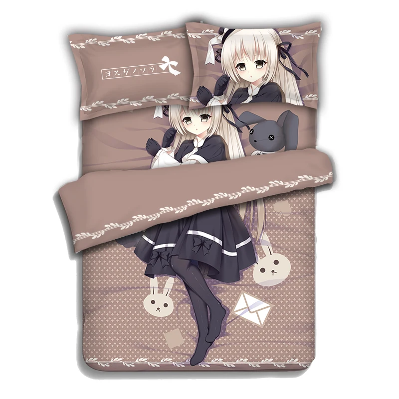 New Anime Cartoon Yosuganosora sora Quilt Cover Soft Printed Bedding Set With Pillow Cases Bed Sheet Duvet Cover Set
New Anime Cartoon Yosuganosora sora Quilt Cover Soft Printed Bedding Set With Pillow Cases Bed Sheet Duvet Cover Set