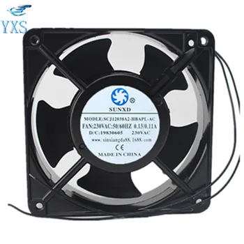 SCJ12038A2-HBAPL-AC AC 230V 50/60HZ 0.13A/0.11A 12038 12CM 120*120*38mm 2 Wires Cabinet Cooling Fan
SCJ12038A2-HBAPL-AC AC 230V 50/60HZ 0.13A/0.11A 12038 12CM 120*120*38mm 2 Wires Cabinet Cooling Fan