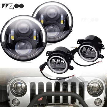 wzjoo 60W for Jeep Wrangler JK LJ 7inch LED Headlights/ White DRL/Amber Turn Signal + 4 inch LED Fog Lights White DRL
wzjoo 60W for Jeep Wrangler JK LJ 7inch LED Headlights/ White DRL/Amber Turn Signal + 4 inch LED Fog Lights White DRL