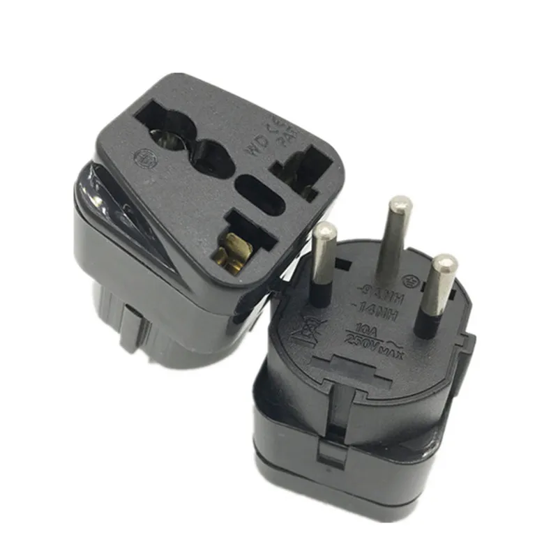 Universal Black Copper 10A 250V EU US UK AU japan swiss germany france to Israel Egypt Pakistan adapter plug Type H
Universal Black Copper 10A 250V EU US UK AU japan swiss germany france to Israel Egypt Pakistan adapter plug Type H