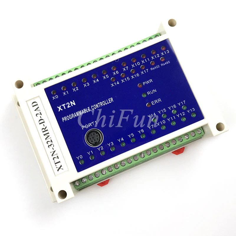 PLC FX2N-32MR Industrial control board 16 input 16output DC24V support online download monitor touch screen text with 2AD
PLC FX2N-32MR Industrial control board 16 input 16output DC24V support online download monitor touch screen text with 2AD