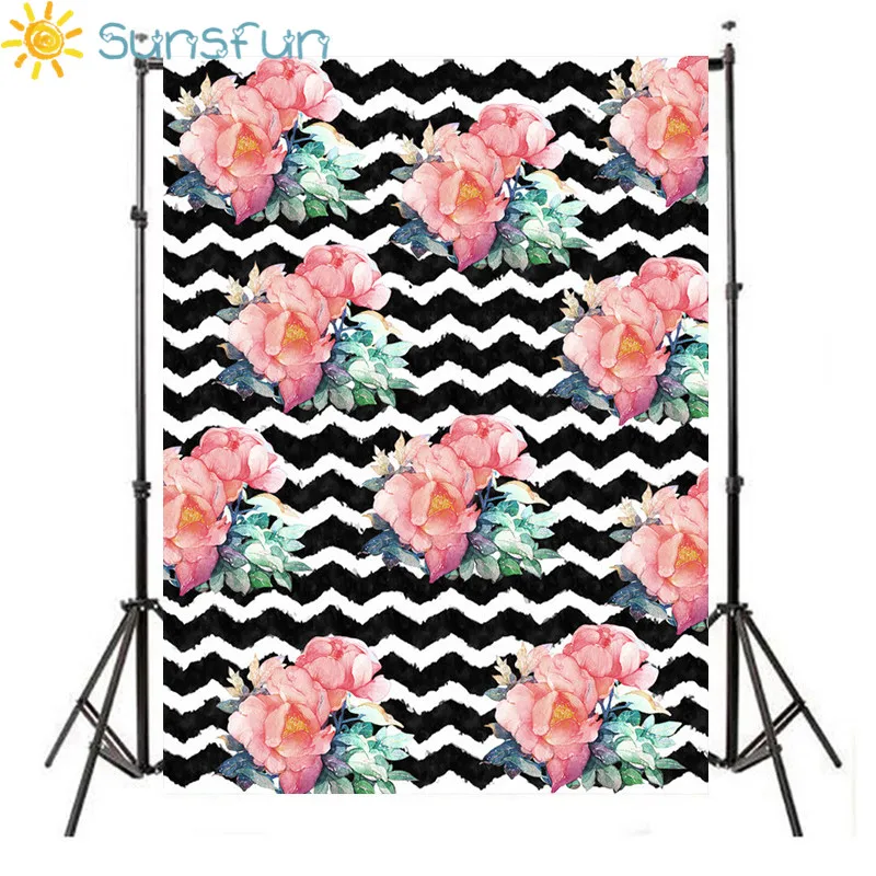 Sunsfun Vinyl Black and White Valentine Day Flower Ripple Back Drops Backdrops Wedding Party Background 5x7ft
Sunsfun Vinyl Black and White Valentine Day Flower Ripple Back Drops Backdrops Wedding Party Background 5x7ft