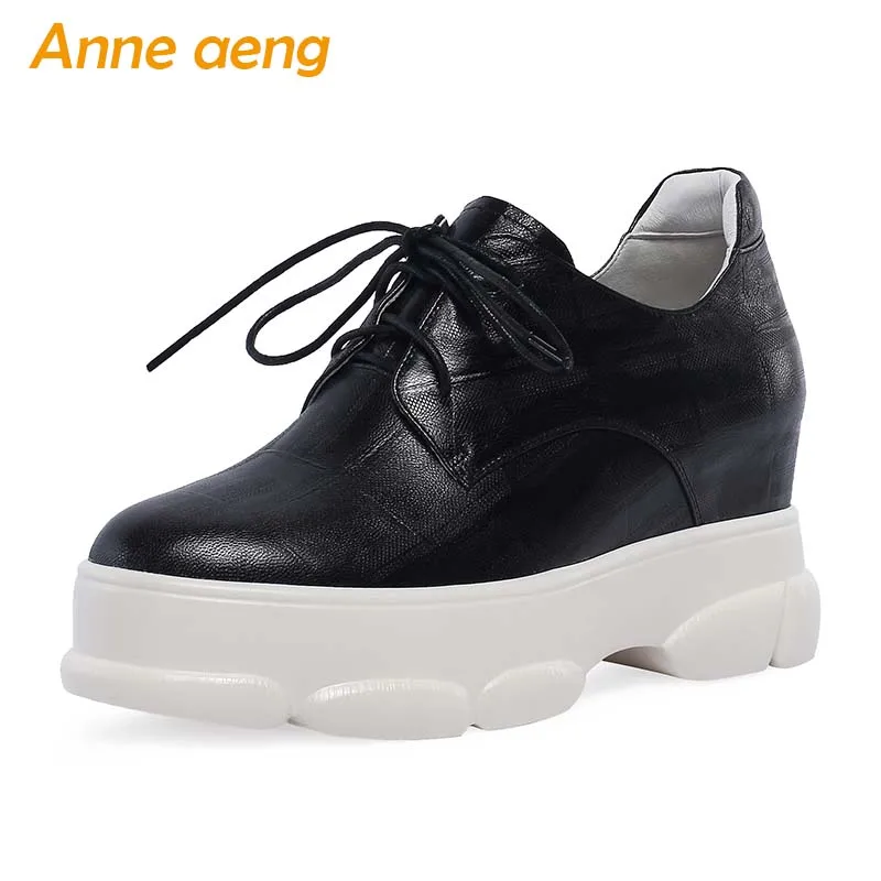 2019 New Spring/Autumn Genuine Leather Women Pumps Sheepskin Increased Internal Heel Lace-Up Fashion Casual Women Platform Shoes
2019 New Spring/Autumn Genuine Leather Women Pumps Sheepskin Increased Internal Heel Lace-Up Fashion Casual Women Platform Shoes