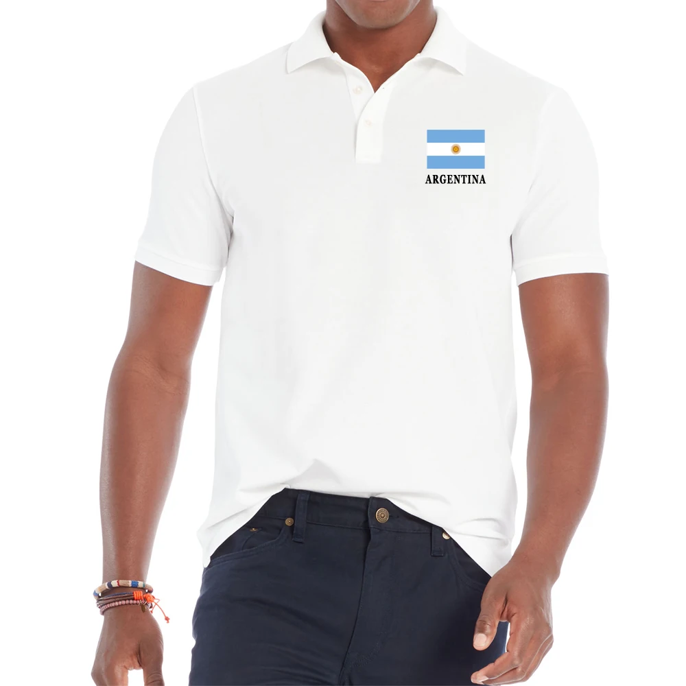 New Argentina National Flag Turndown Collar Shirts For Men Breathable Cotton Fans Cheer Classic Casual Men Summer Top Tee
New Argentina National Flag Turndown Collar Shirts For Men Breathable Cotton Fans Cheer Classic Casual Men Summer Top Tee