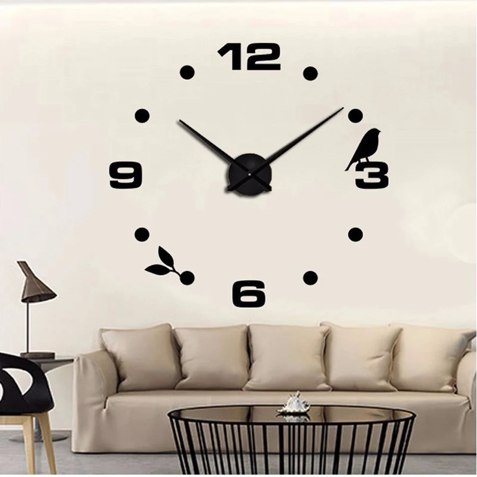 Muhsein Factory 2019 New Modern DIY Black Cat Bird Quartz Wall Clocks Home Decor Orologio Muro Livingroom Creative Watch Wall
Muhsein Factory 2019 New Modern DIY Black Cat Bird Quartz Wall Clocks Home Decor Orologio Muro Livingroom Creative Watch Wall
