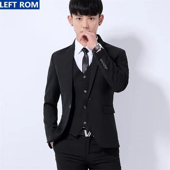 Multi-color Men's Suits jacket + Pants + Vest Large Size S-5XL New Fashion Business Wedding Banquet men Coat Slim men Waistcoat
Multi-color Men's Suits jacket + Pants + Vest Large Size S-5XL New Fashion Business Wedding Banquet men Coat Slim men Waistcoat