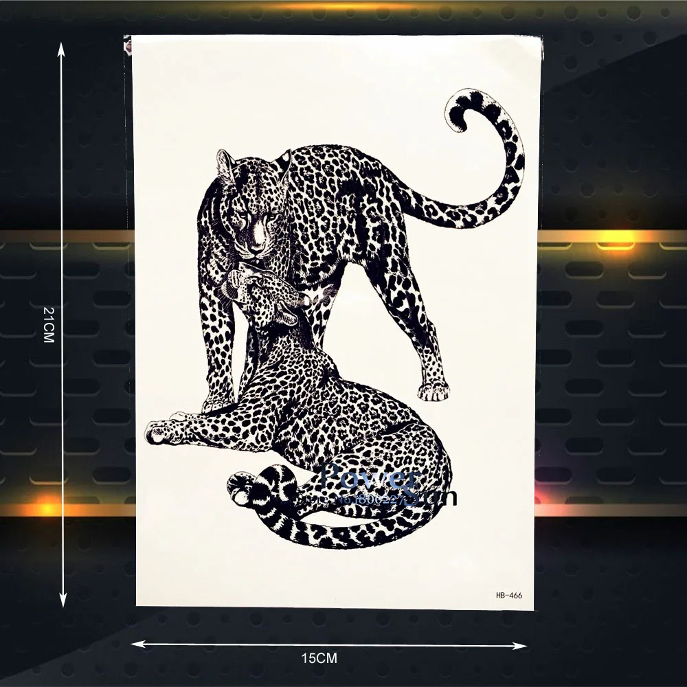 Leopard Print Temporary Tattoo Women Sexy Body Art Arm Tattoo Sleeve Wall Sticker 21x15CM Black panther Skin Tattoo Jaguar Decal
Leopard Print Temporary Tattoo Women Sexy Body Art Arm Tattoo Sleeve Wall Sticker 21x15CM Black panther Skin Tattoo Jaguar Decal