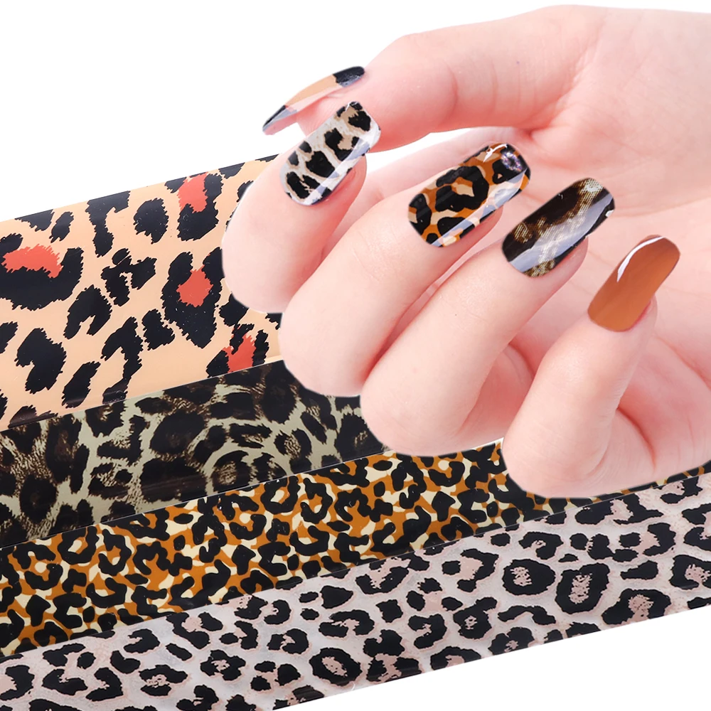 4pcs Leopard Print Nail Sticker Sexy Nail Art Transfer Foil Nail Design Decorations Starry Sky Decal Stickers Manicure Set LA915
4pcs Leopard Print Nail Sticker Sexy Nail Art Transfer Foil Nail Design Decorations Starry Sky Decal Stickers Manicure Set LA915