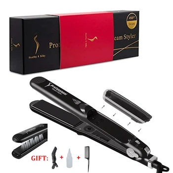 Professional Steam Hair Straightener Ceramic Vapor Hair Flat Iron steampod Hair Straightener Curler Steamer Hair Styling Tool
Professional Steam Hair Straightener Ceramic Vapor Hair Flat Iron steampod Hair Straightener Curler Steamer Hair Styling Tool