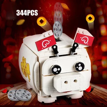 Technic money pot pig Electric Sound-light induction animal block piggy bank assemble brick pig battery-operated toy collection
Technic money pot pig Electric Sound-light induction animal block piggy bank assemble brick pig battery-operated toy collection